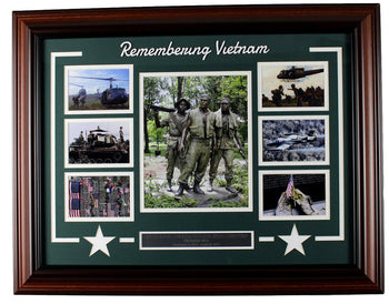 Vietnam War Commemorative Framed Collage