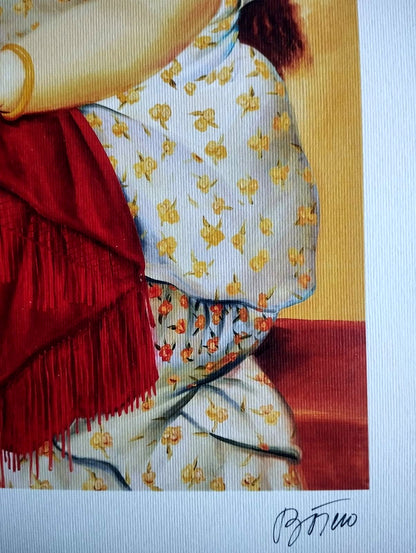 Fernando Botero Lithograph Coa Numbered Signed Frida Kahlo Museum