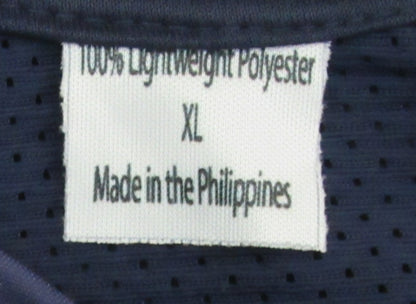 Karl Malone Hof Signed/Auto Navy Custom