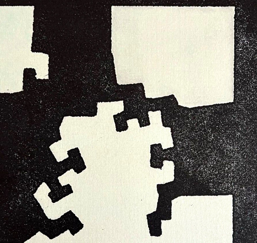 Eduardo Chillida Lithograph Coa Signed Numbered By Hand In 180Ex