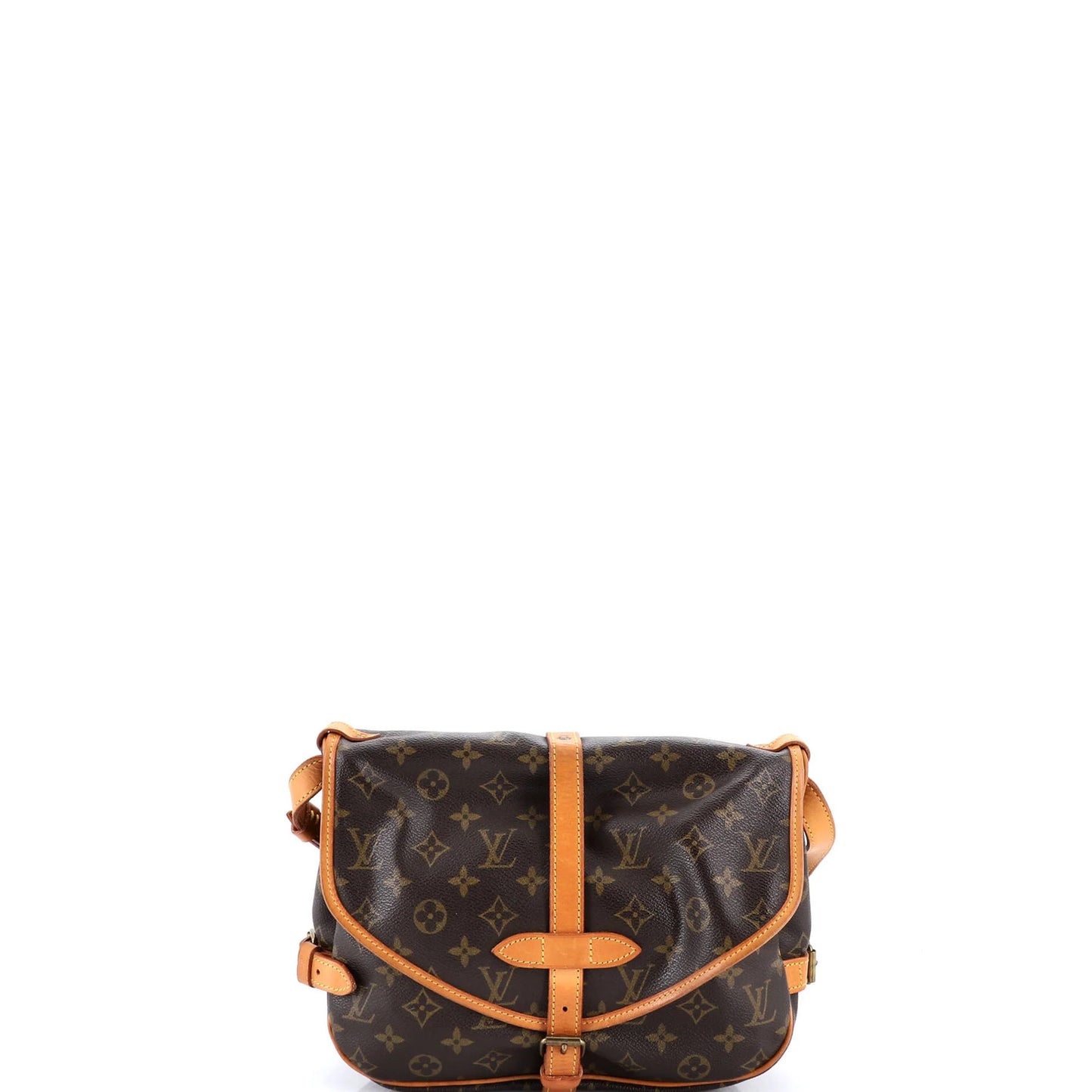 Louis Vuitton Saumur Handbag Monogram Canvas 30