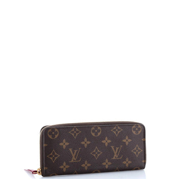 Louis Vuitton Clemence Wallet Monogram Canvas