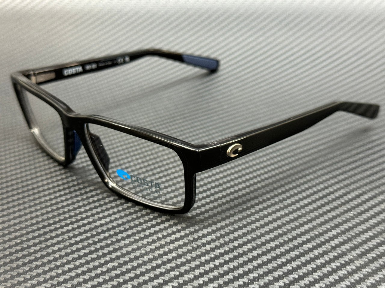 COSTA DEL MAR 6A8020 01 Black Smoke 55 mm Men's Eyeglasses