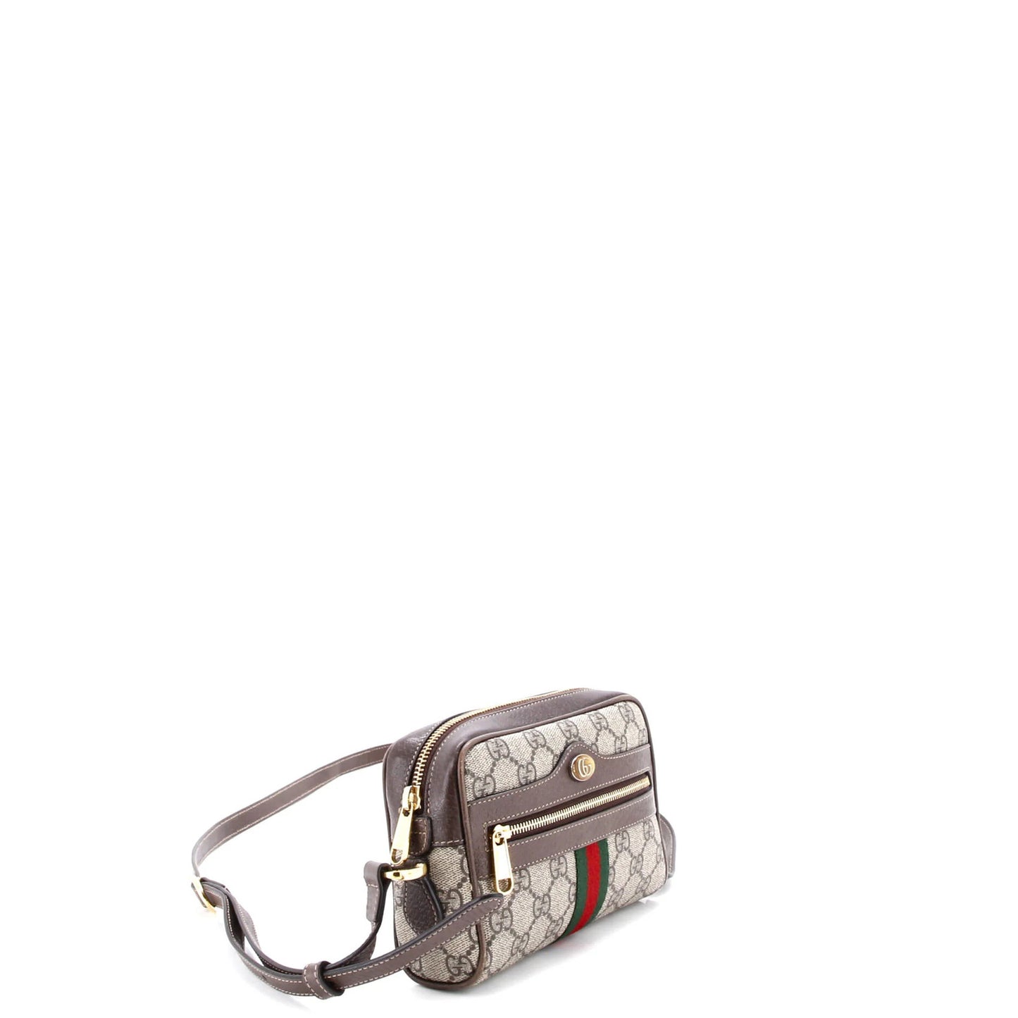 Gucci Ophidia Shoulder Bag Gg Coated Canvas Mini