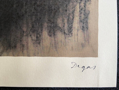 Edgar Degas Lithograph Coa Mourlot Published Signed Cataloged