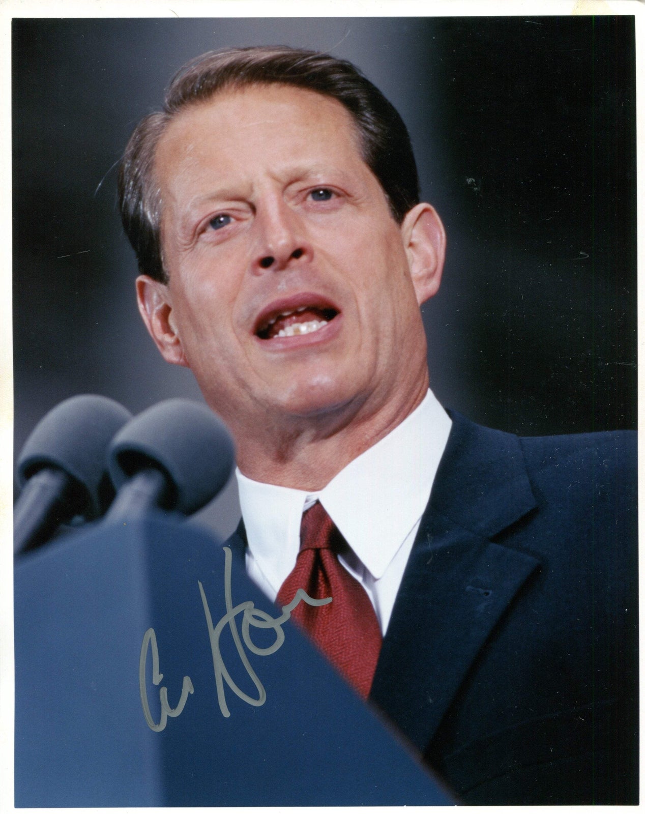 Al Gore Autographed 8X10 Photo