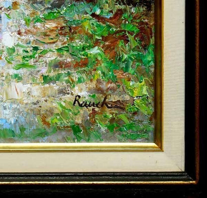 Theo Raucher (Germany) Unique Original Oil Painting On Canvas Signed