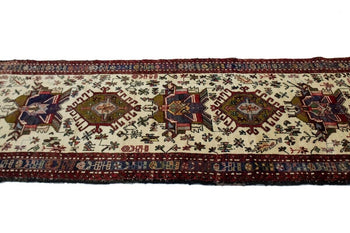 Handmade Geometric Design Oriental Runner Rug