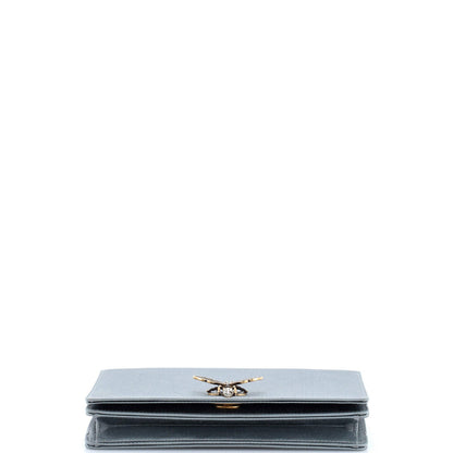 Christian Dior Bee Clutch Satin