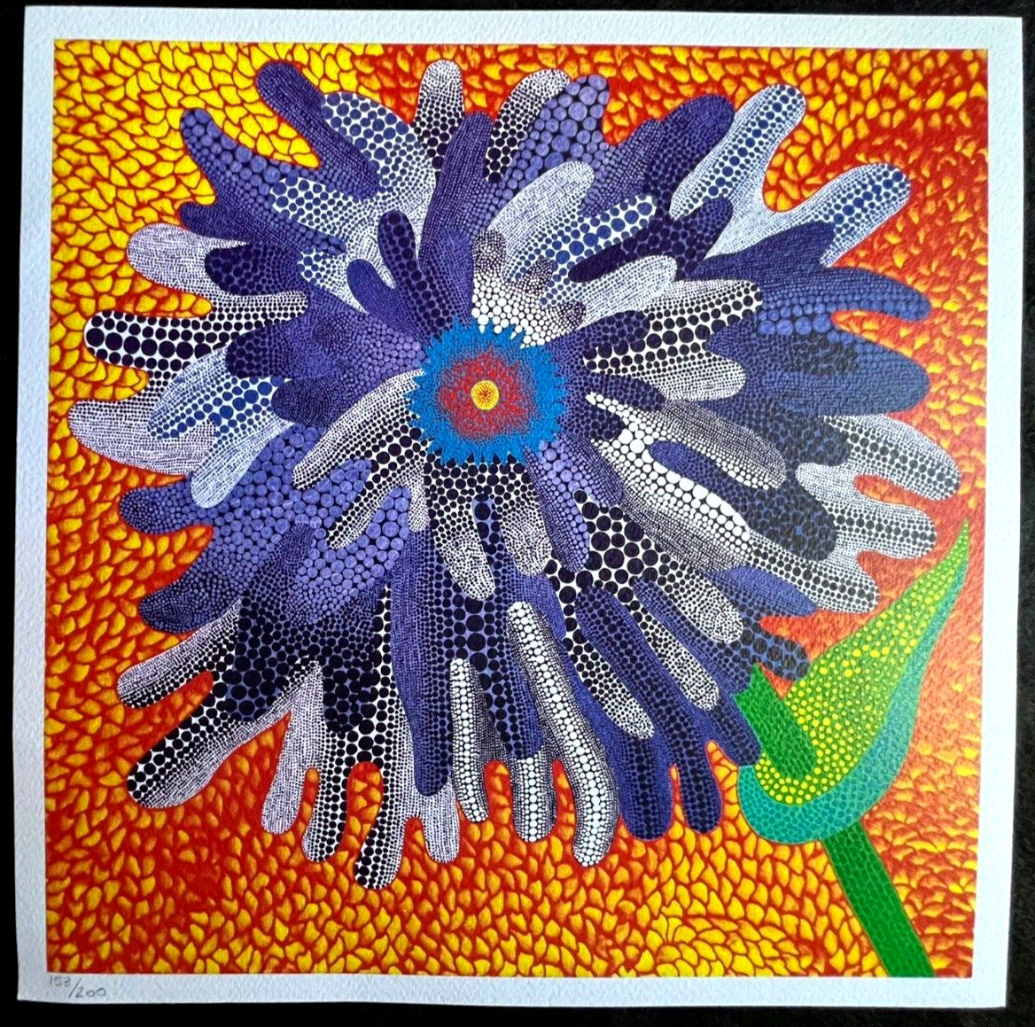 Yayoi Kusama Lithograph Coa (Mori Art Museum) Numbered Limited