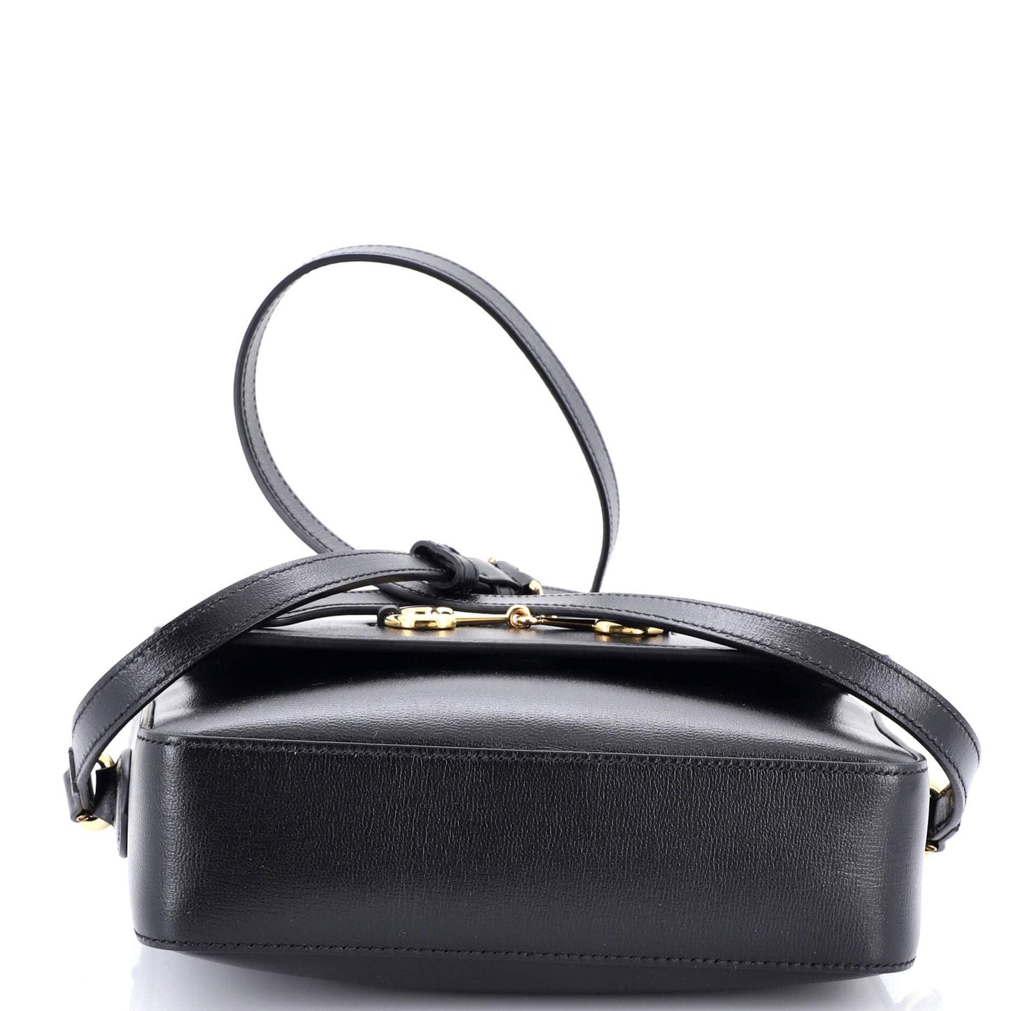 Gucci Horsebit 1955 Flap Pocket Camera Bag Leather Small