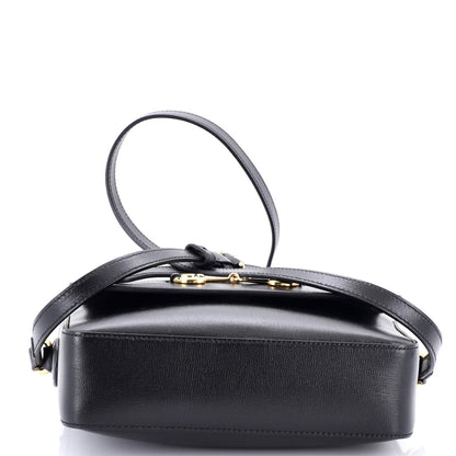 Gucci Horsebit 1955 Flap Pocket Camera Bag Leather Small