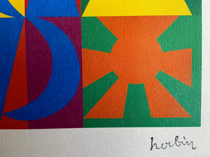 Auguste Herbin Lithograph Coa Numbered A Hand