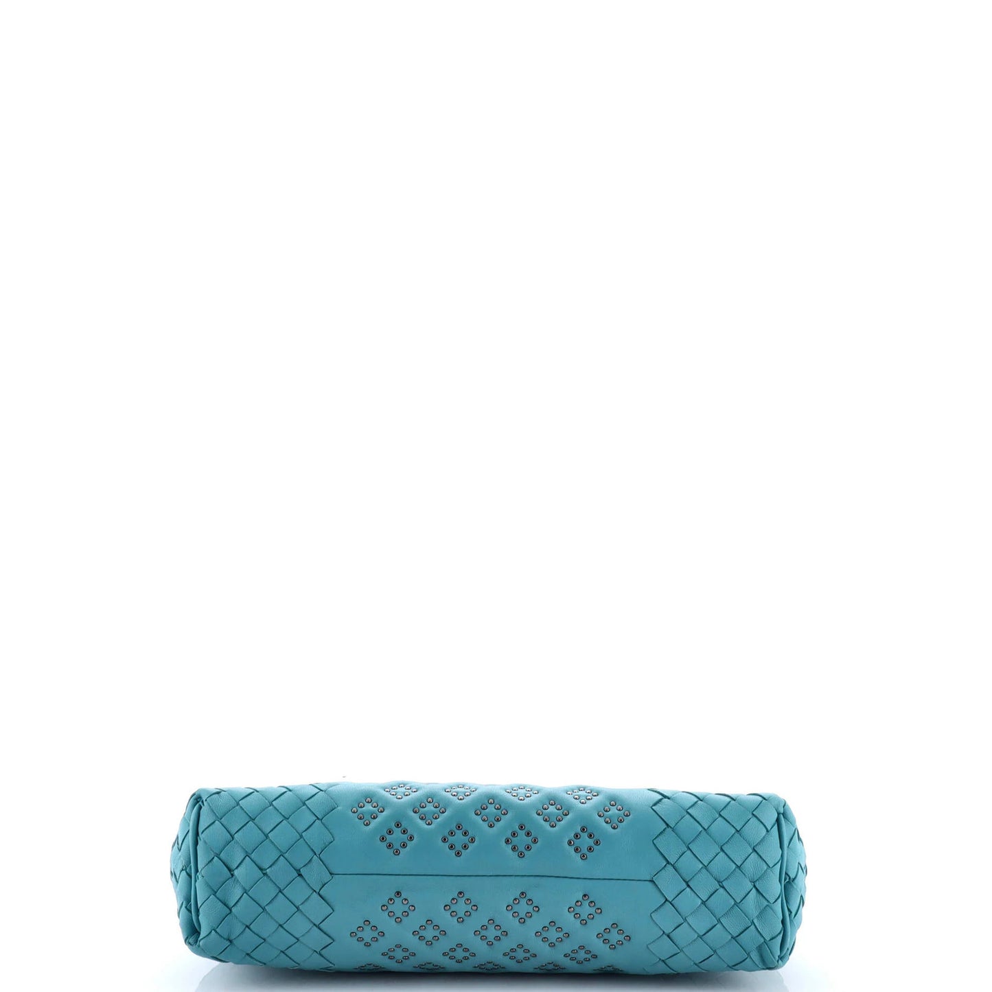 Bottega Veneta Lauren 1980 Clutch Studded Leather With Intrecciato Detail