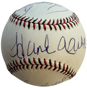 Hank Aaron Sandy Koufax Johnny Bench Signed 2015 All Star Game Baseball (Jsa)