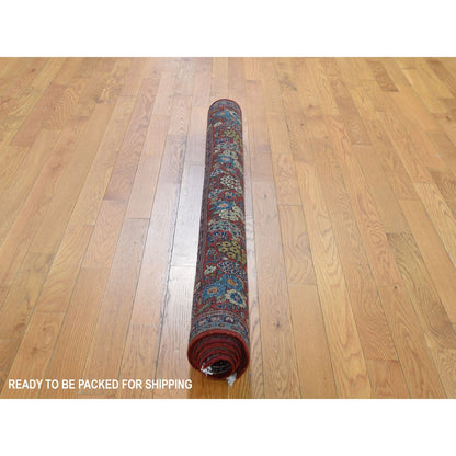 4'4"X6'9" Beige One From A Pair Antique Clean And Soft Oriental Rug