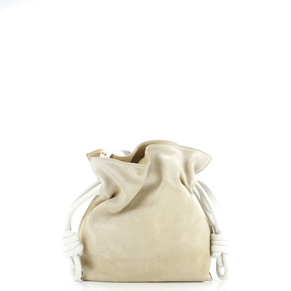Loewe Flamenco Knot Bag Suede Small