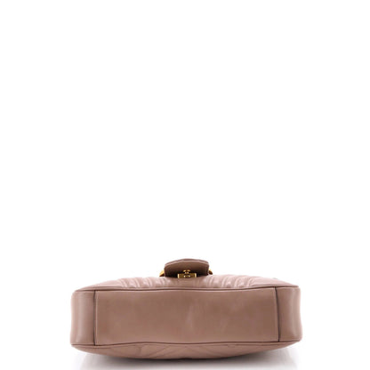 Gucci Gg Marmont Flap Bag Matelasse Leather Medium