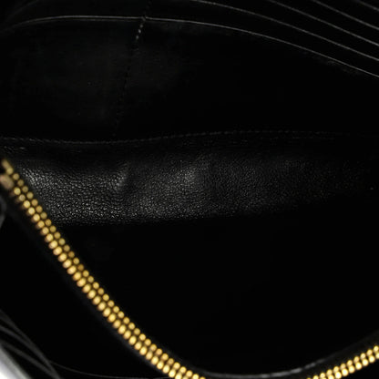 Saint Laurent Classic Monogram Wallet On Chain Leather Small