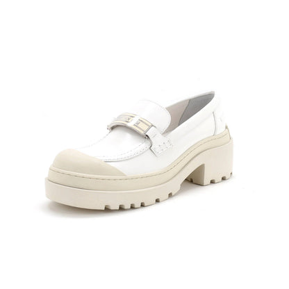 Christian Dior Women'S Code Platform Loafers Leather