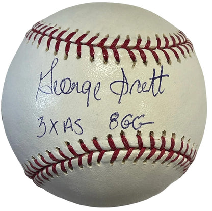 George Scott Autographed Official Major League Baseball (Tristar/Mlb)