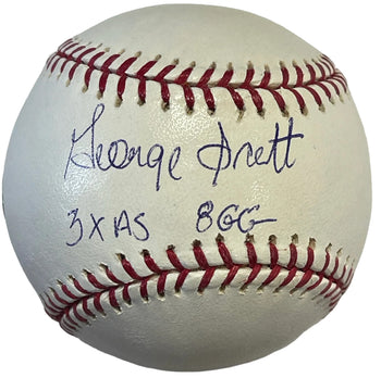 George Scott Autographed Official Major League Baseball (Tristar/Mlb)