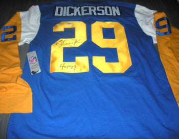 Eric Dickerson Rams Psa/Dna/Coa Signed Official
