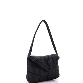 Saint Laurent Loulou Puffer Messenger Bag Quilted Econyl