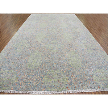 12'X18' Oversize Hand Knotted Soft Wool Oriental Rug