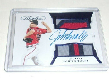 John Smoltz  2019 Flawless 3-Color Game  Dual