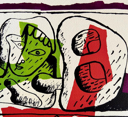 Le Corbusier Lithograph Certified Coa Editions Forces-Vives