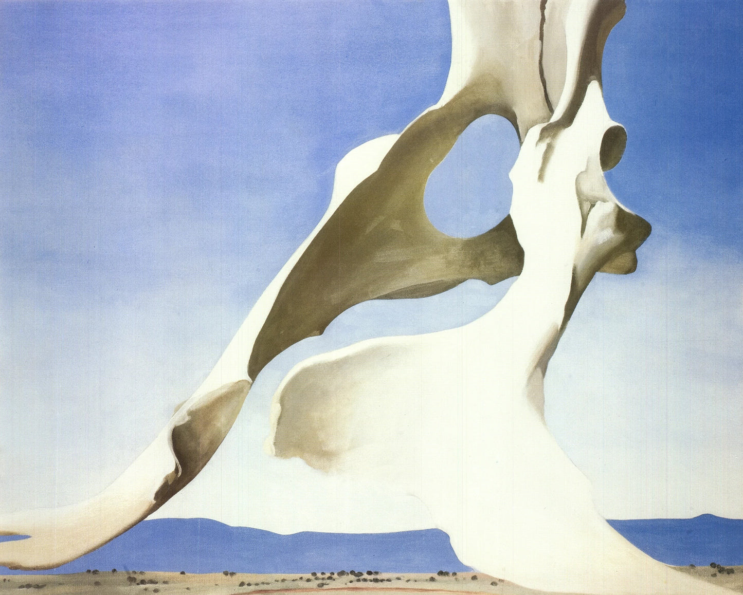 Georgia O'Keeffe Pelvis With The Distance " Offset Lithograph Moder