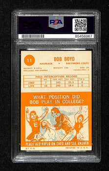 Bob Boyd Signed/Autographed 1963 Topps Card #11