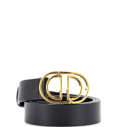 Christian Dior 30 Montaigne Cut-Out Belt Leather Thin