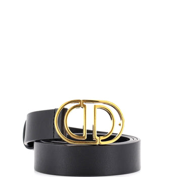 Christian Dior 30 Montaigne Cut-Out Belt Leather Thin