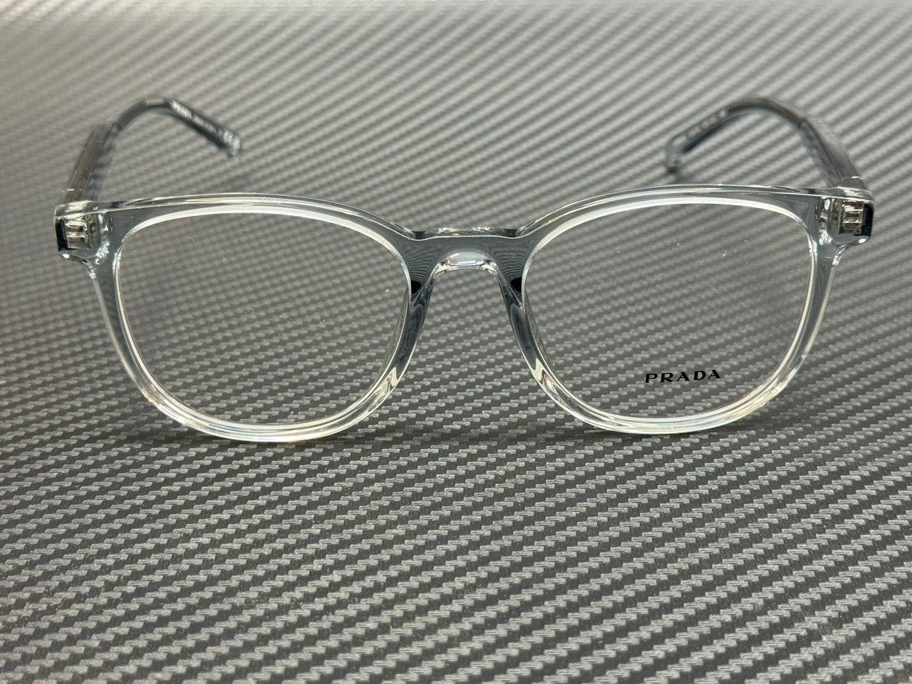 Transparent Azure Men's Eyeglasses Prada PR A15V 19T1O1 52 mm