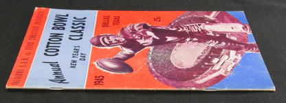 1945 Cotton Bowl Program - Oklahoma A&M Vs. Tcu 187635