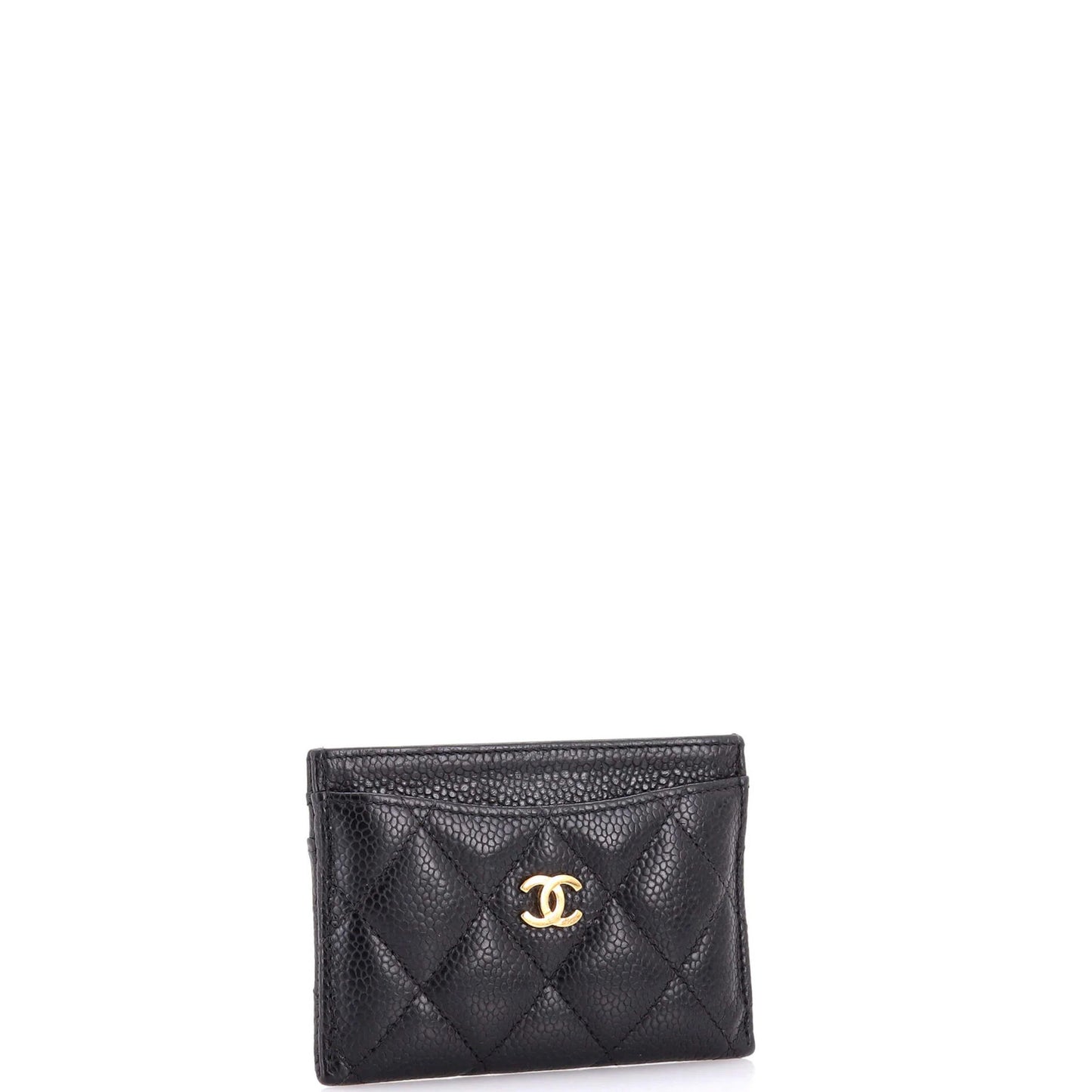 Chanel Classic Card Holder Quilted Caviar