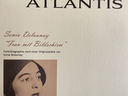 Sonia Delaunay Lithograph Coa Signed Op Numbered: Piet Mondrian