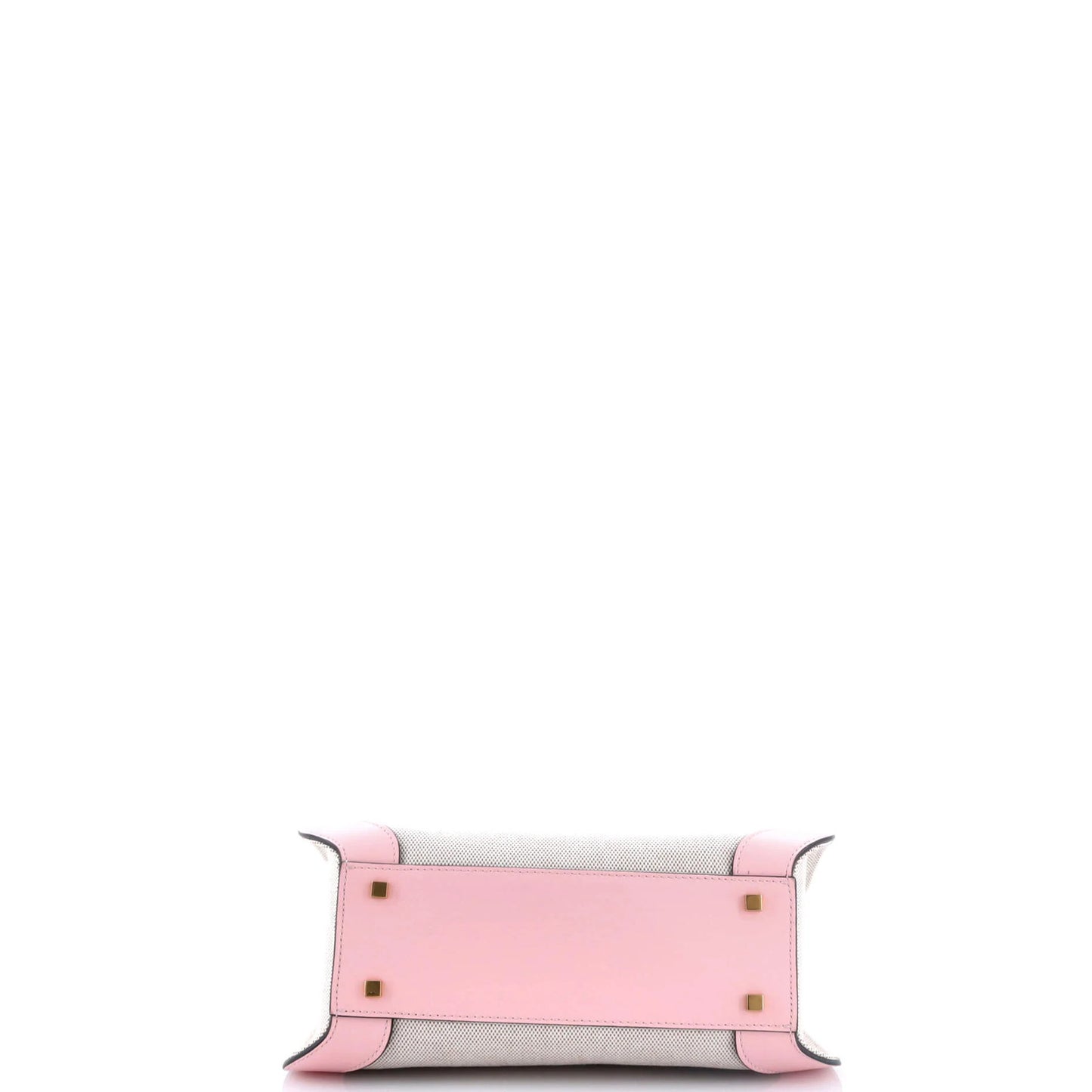 Valentino Garavani Vlogo Shopper Tote Canvas And Leather Small