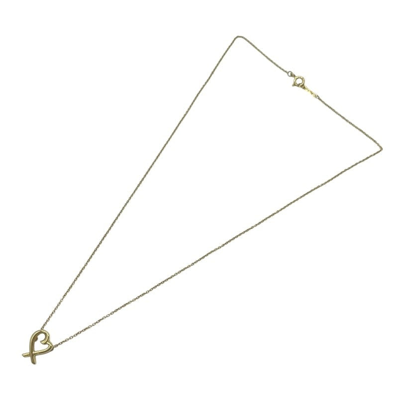 Tiffany & Co. Loving Heart Mini Necklace Yellow Gold K18Yg