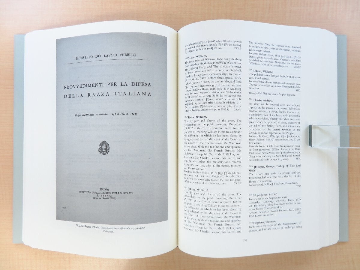 ?Catalogue Of The Library Of Piero Sraffa?, Edited By Giancarlo De Vivo, 2014