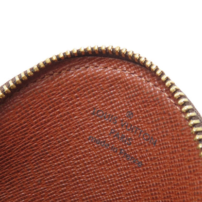 canvas LOUIS VUITTON M61926 Portonet Ron coin purse Monogram