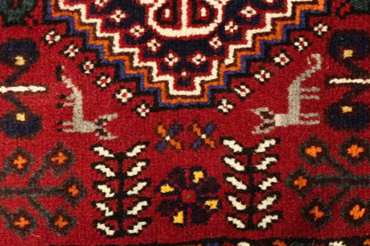 Handmade Tribal Oriental Rug Geometric Wool
