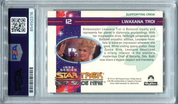 Lwaxana Troi Skybox Stark Trek Deep Space Nine Psa Authentic Auto Card