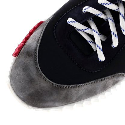 Hermes Women'S Bouncing Sneakers Fabric And Suede