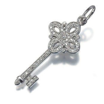 Tiffany&Co. Pendant Victoria Key Diamond Mini 18K