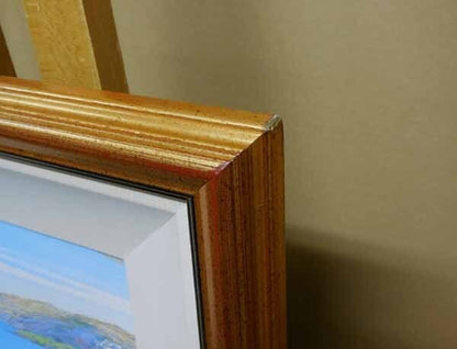 Fernandez Danilo Oil Painting Signed Mediterranean Sea View Balcony