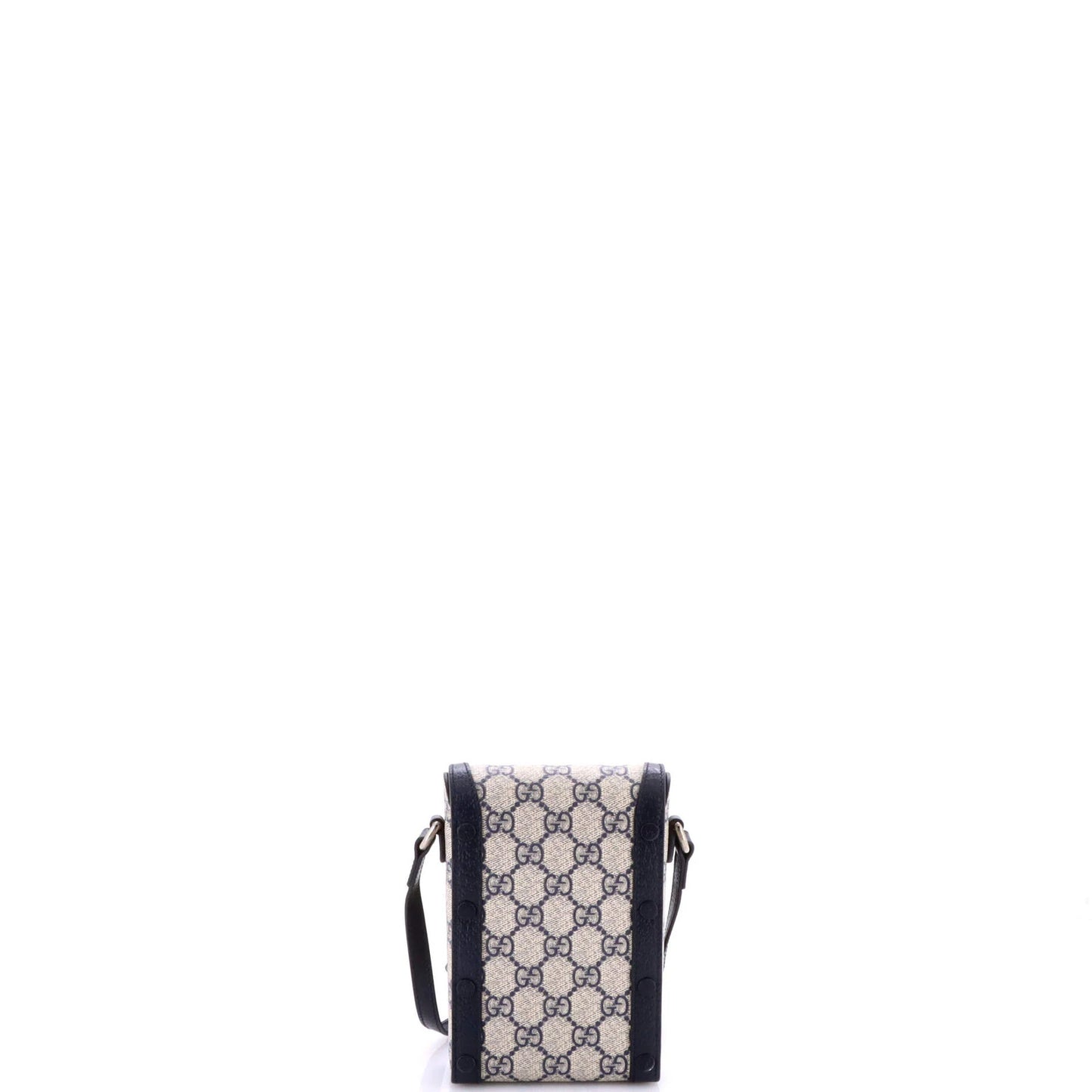 Gucci Horsebit 1955 Crossbody Bag Gg Coated Canvas With Leather Mini