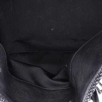 Saint Laurent Rive Gauche Shopper Tote Raffia Large